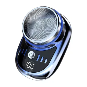Electric Shaver Charging Mini Pocket Travel Razor with Digital Display Face Beard Trimmer USB Charging Shaver Portable Shaver