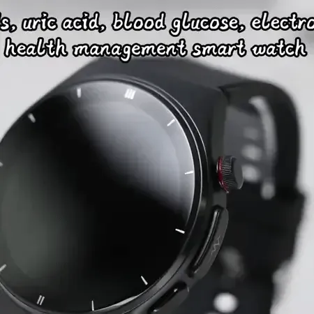 Elegance® Laser Treatment Smartwatch Blood Glucose Blood Oxygen Uric Acid Lipid Health Monitoring