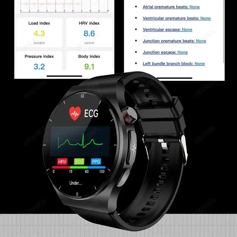 Elegance® Laser Treatment Smartwatch Blood Glucose Blood Oxygen Uric Acid Lipid Health Monitoring