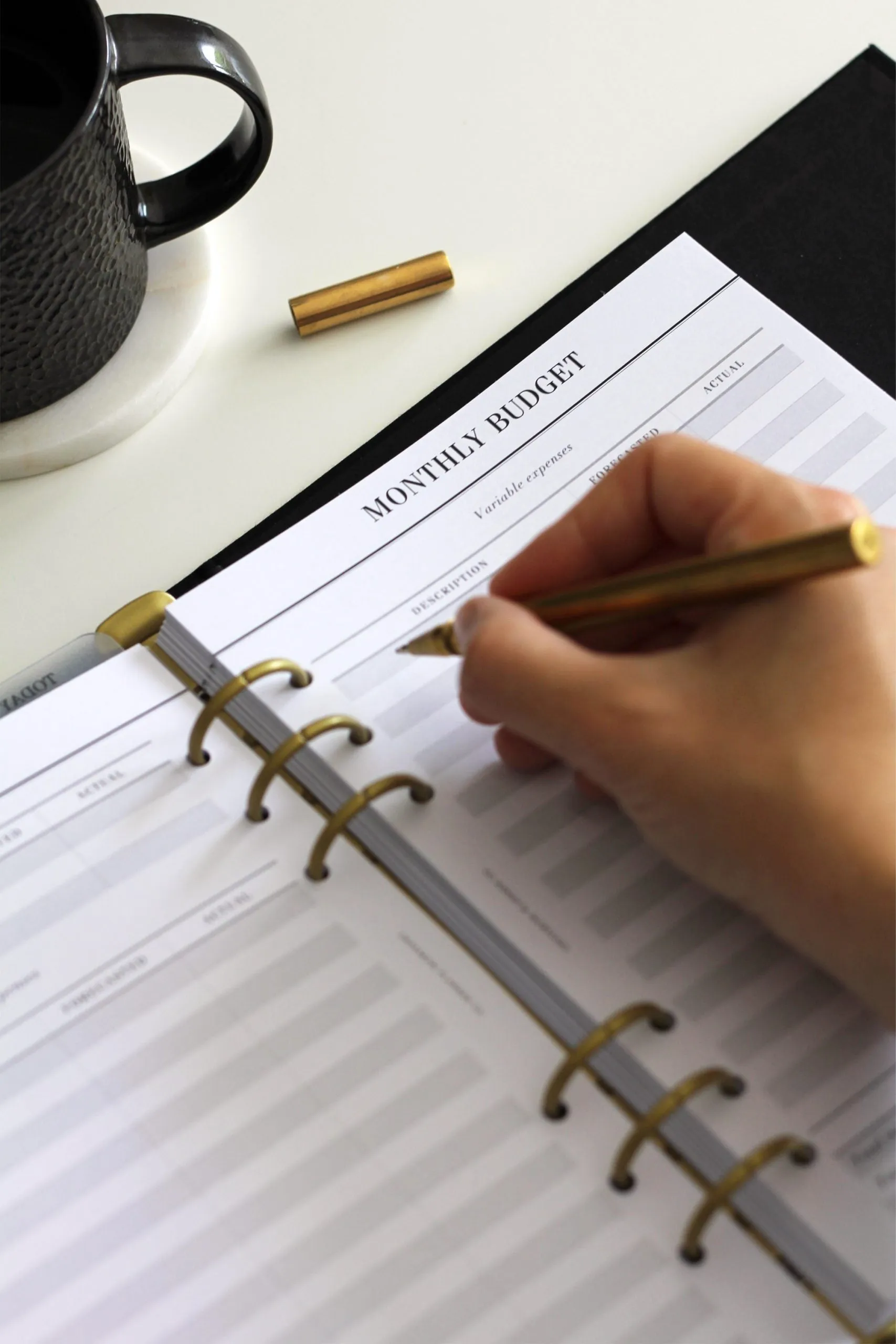 Finance Binder Refillable | Budget Binder Collated & Curated