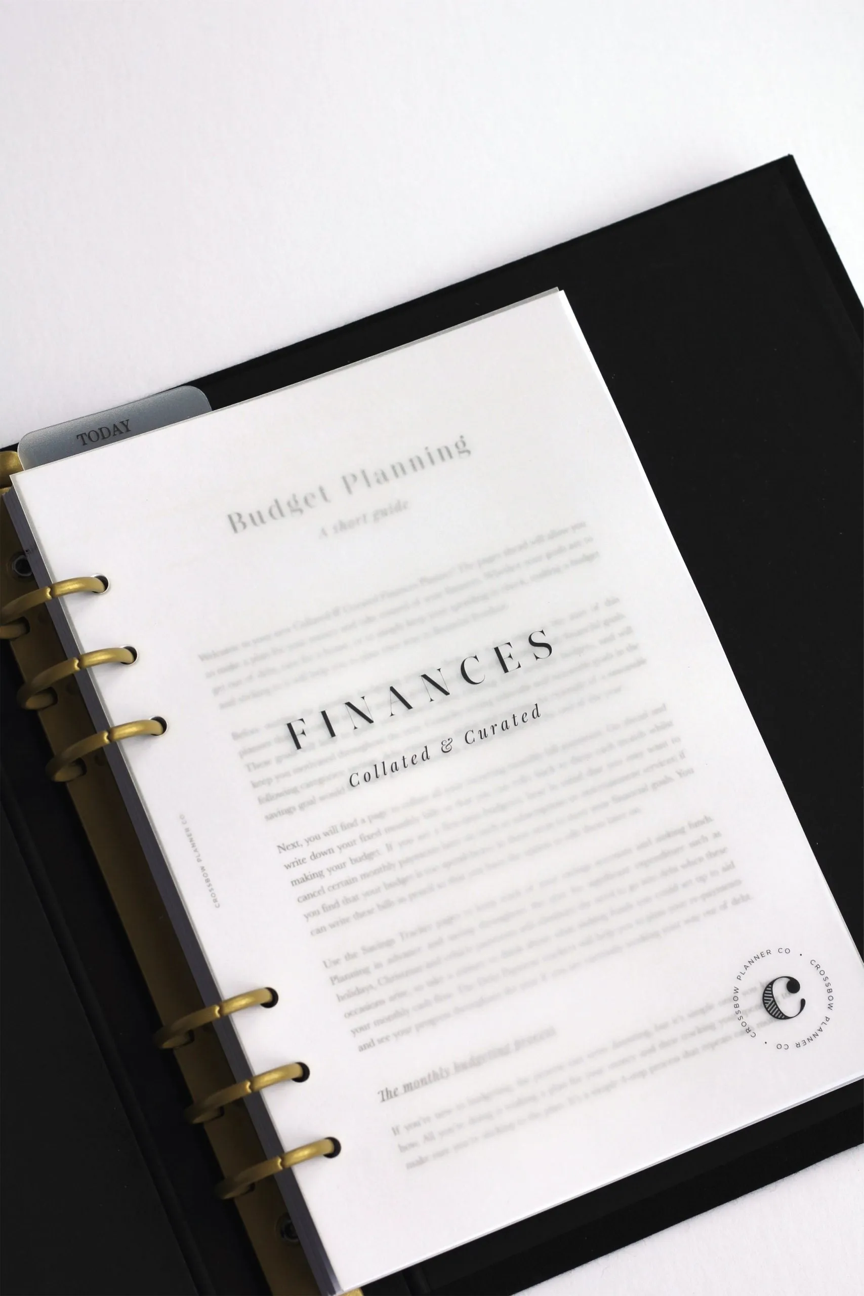 Finance Binder Refillable | Budget Binder Collated & Curated