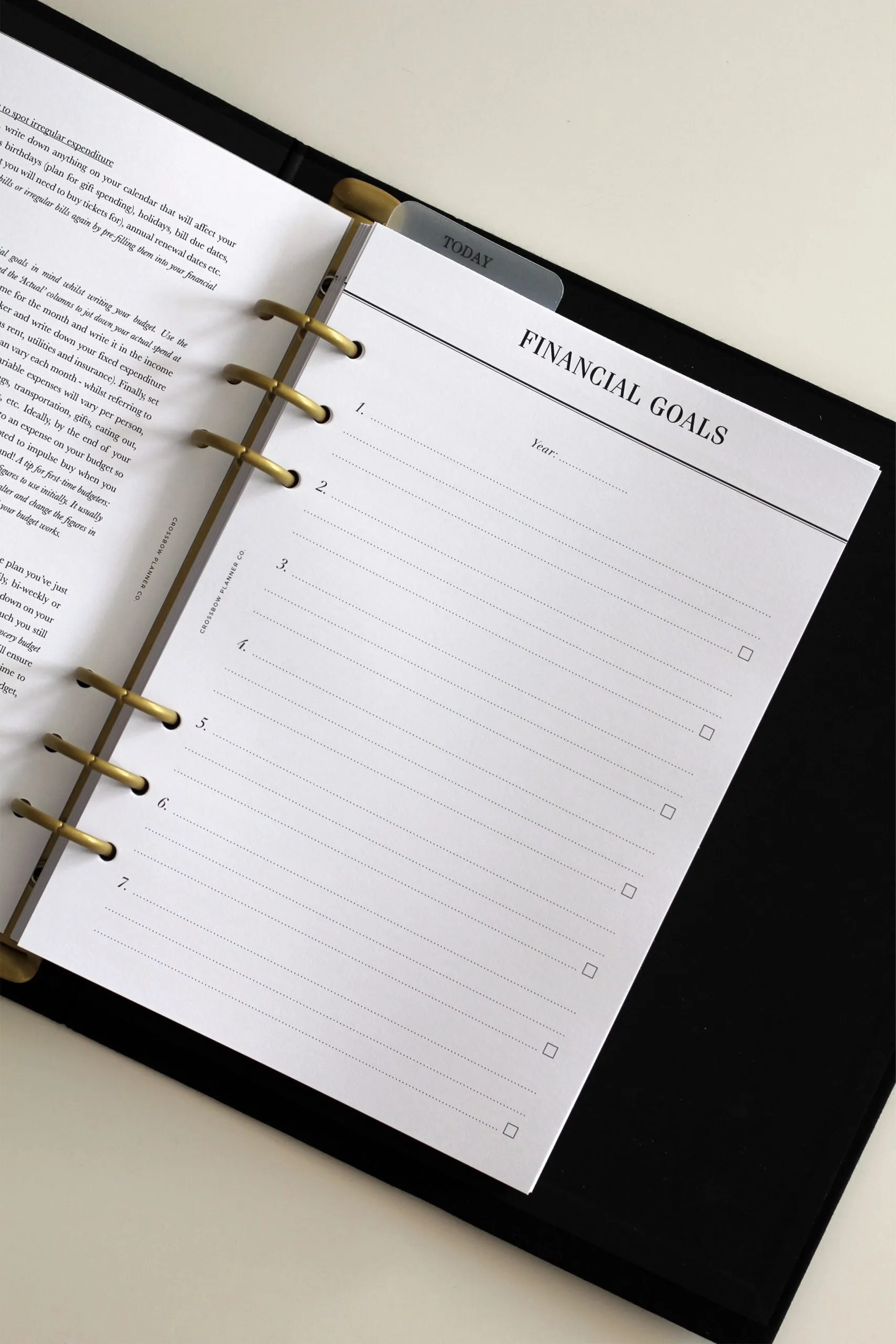 Finance Binder Refillable | Budget Binder Collated & Curated