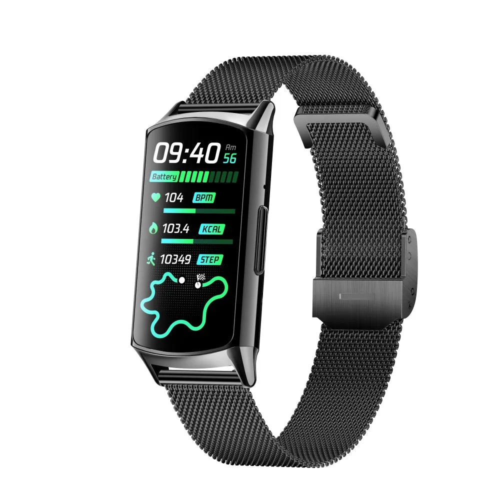 Fitaos AMOLED SCREEN  BLOOD OXYGEN BLOOD PRESSURE SLEEP MONITORING 100  SPORTS MODES Fitness Tracker