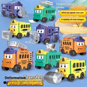Flip Deformation Toy Car | Power Control Engineering Vehicle