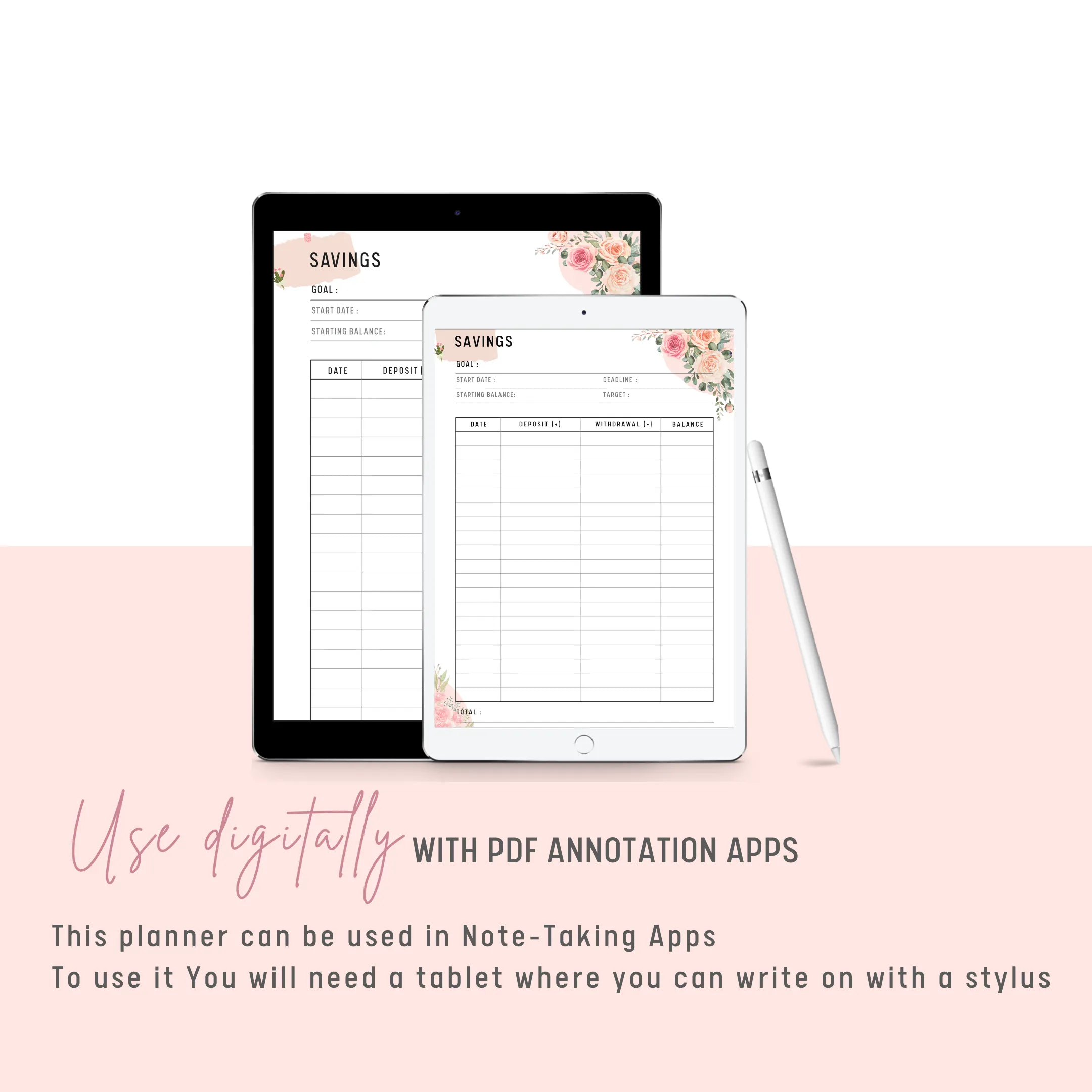 Floral Savings Tracker - M067