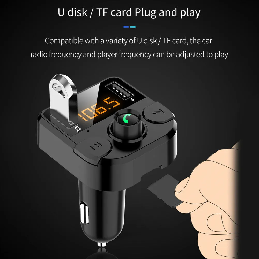 FM Transmitter MP3 Music Player Car Kit BT36B LED Digital Display