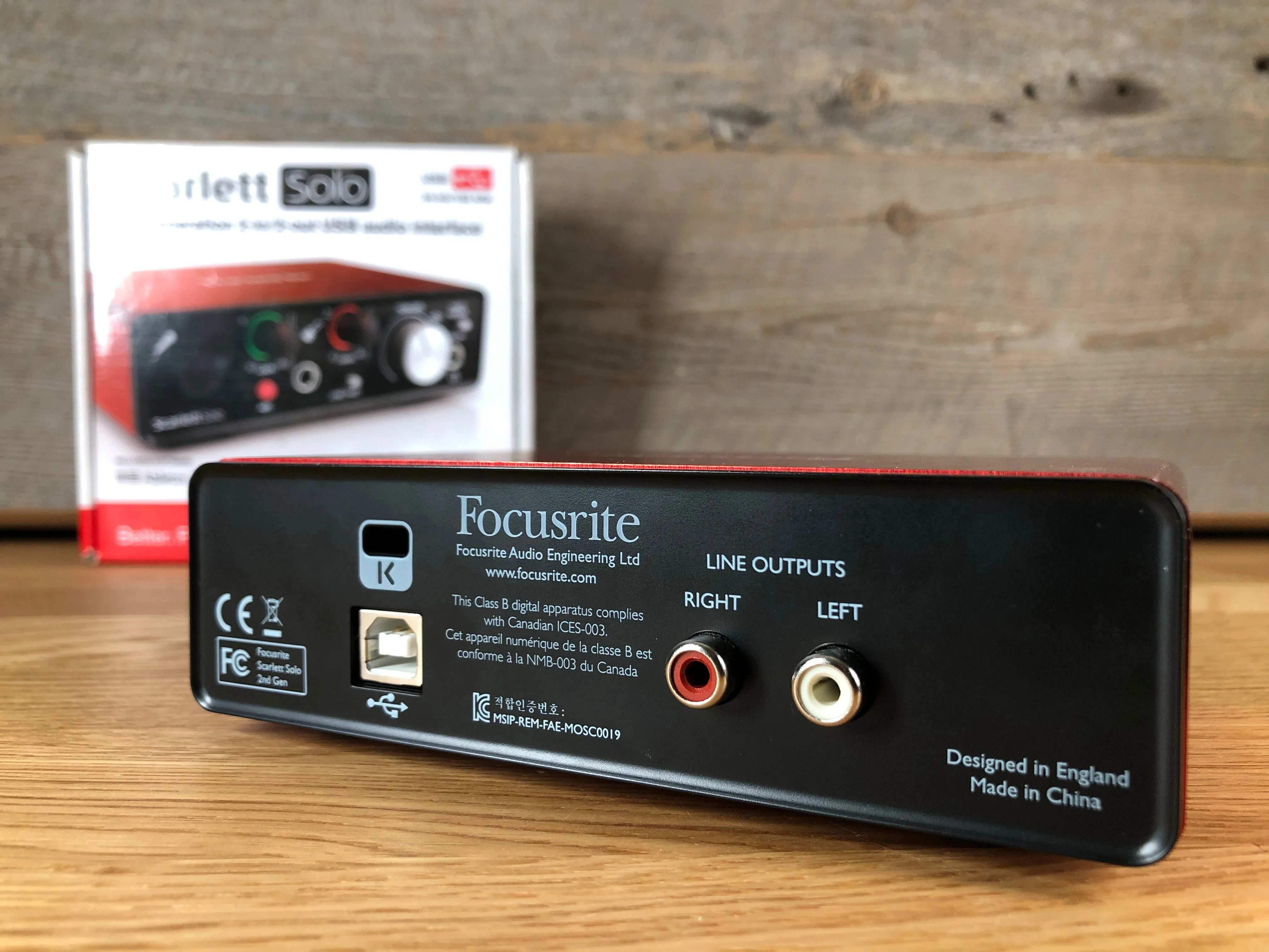 Focusrite Scarlett Solo Interface