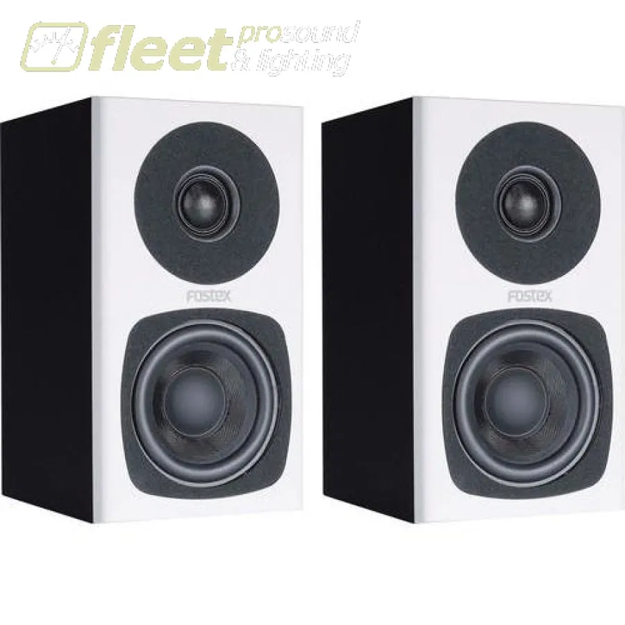 Fostex PM0.3W Studio Monitor, Pair, White