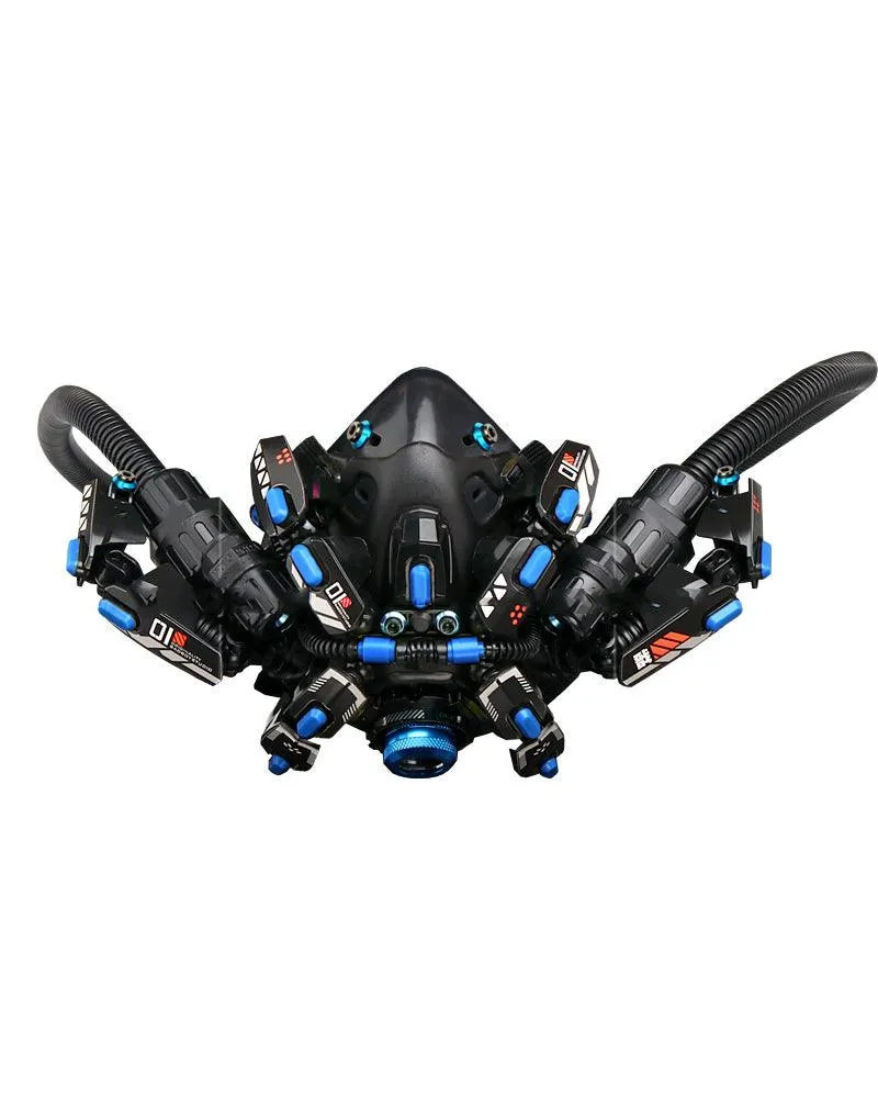 Futuristic Led Cyberpunk Goggles And Mask (Sold Separately）