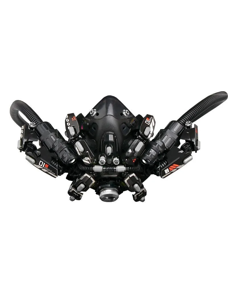 Futuristic Led Cyberpunk Goggles And Mask (Sold Separately）