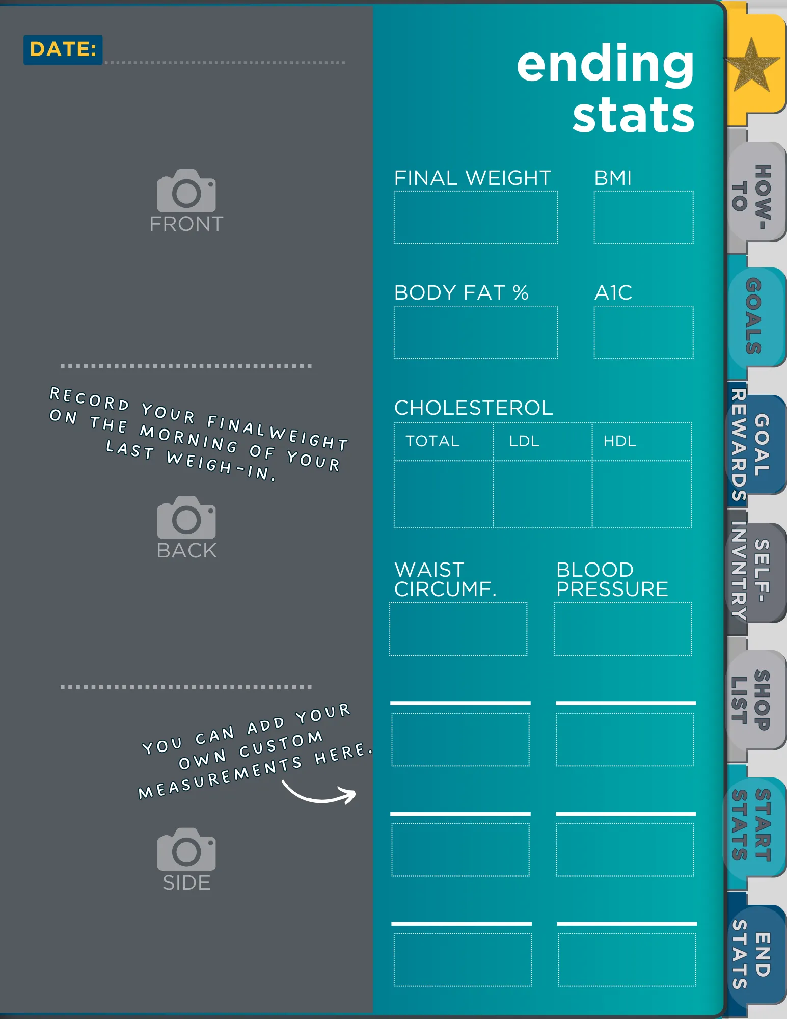 GLP-1 Journal: Custom Digital Weight-Loss Tracking Workbook
