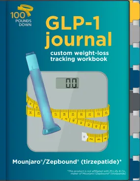 GLP-1 Journal: Custom Digital Weight-Loss Tracking Workbook
