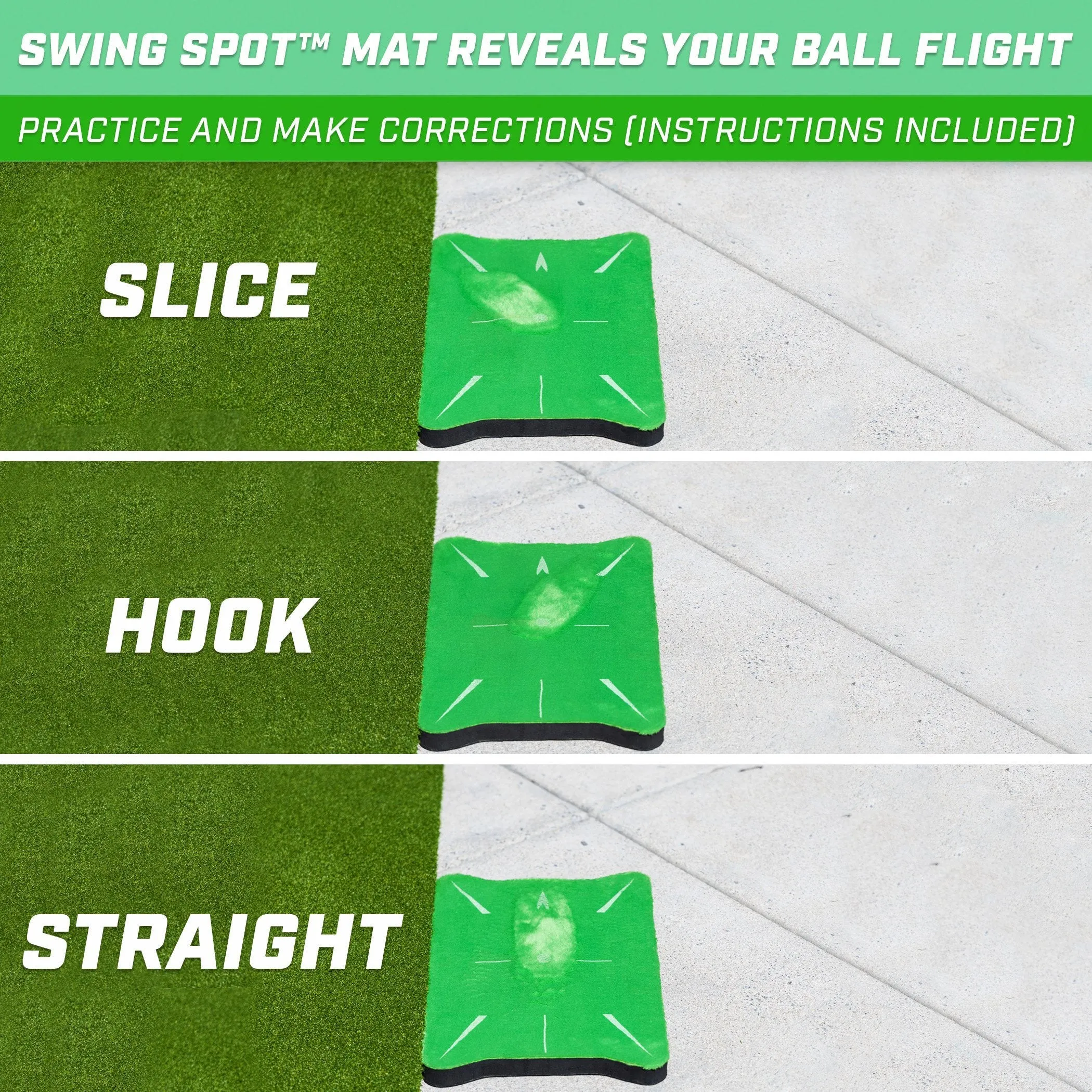 GoSports SWINGSPOT Indoor Golf Swing Training Mat