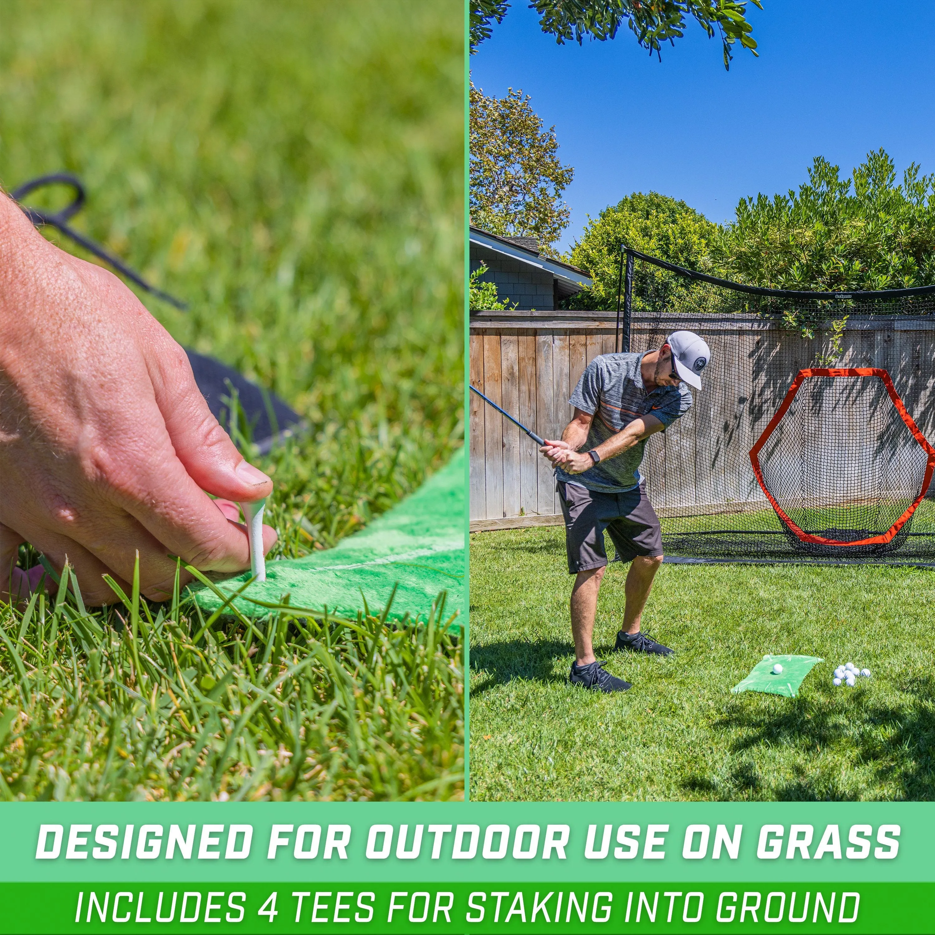 GoSports SWINGSPOT Outdoor Golf Swing Training Mat