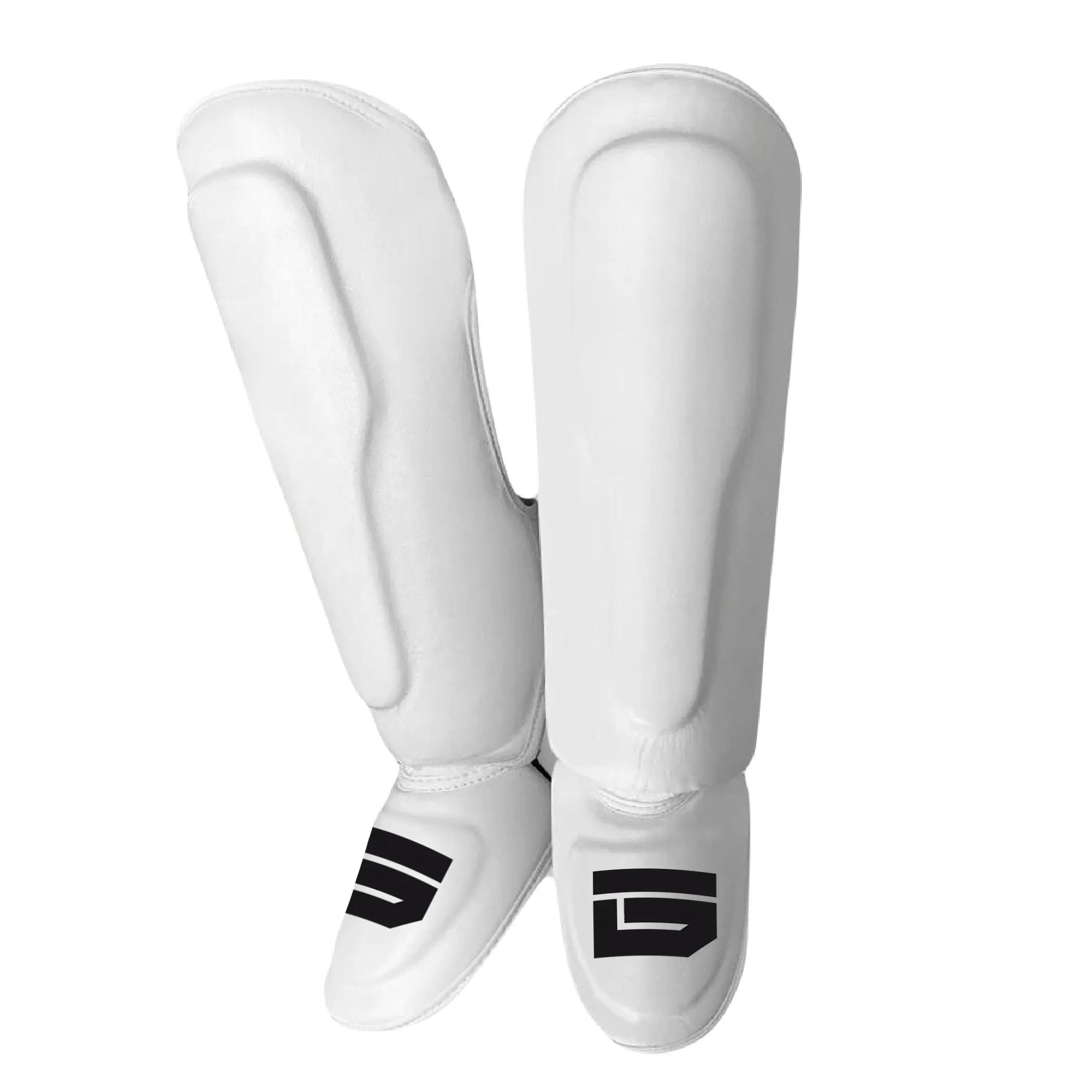 GRIT White Timeless Shin Guards