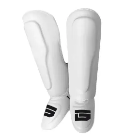 GRIT White Timeless Shin Guards