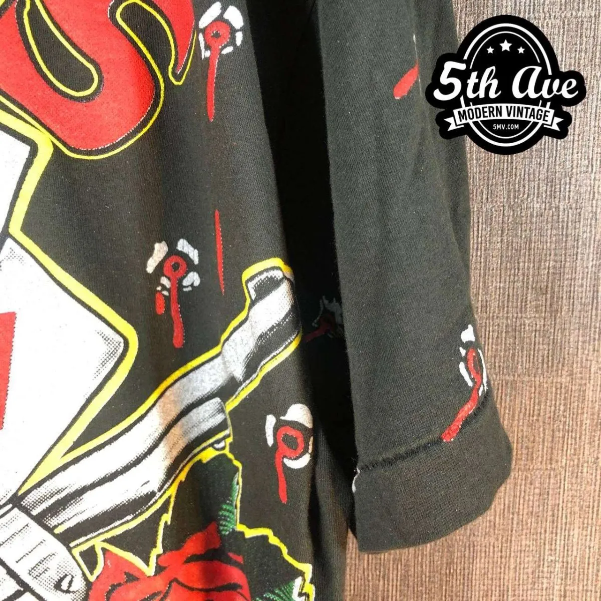 Guns N' Roses: 1991 Card All-Over Print Single Stitch t shirt