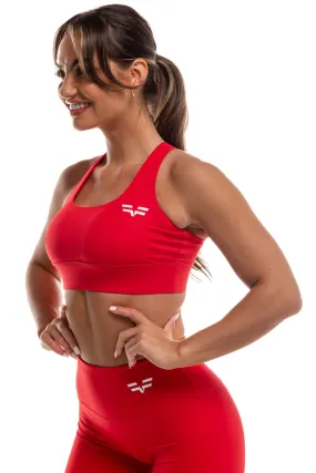 GymFreak Women's Vision Bra - Red