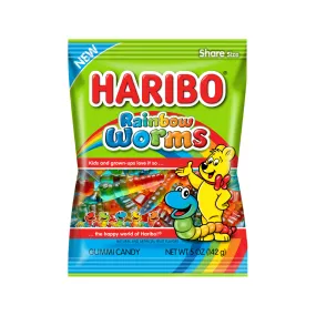 Haribo Rainbow Worms Gummi Candy