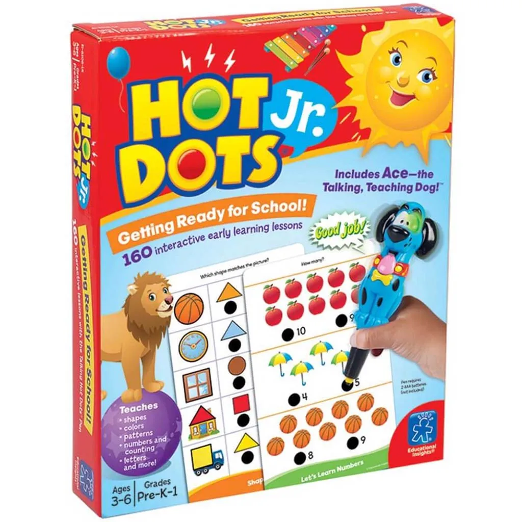 Hot Dots Getting Ready For School