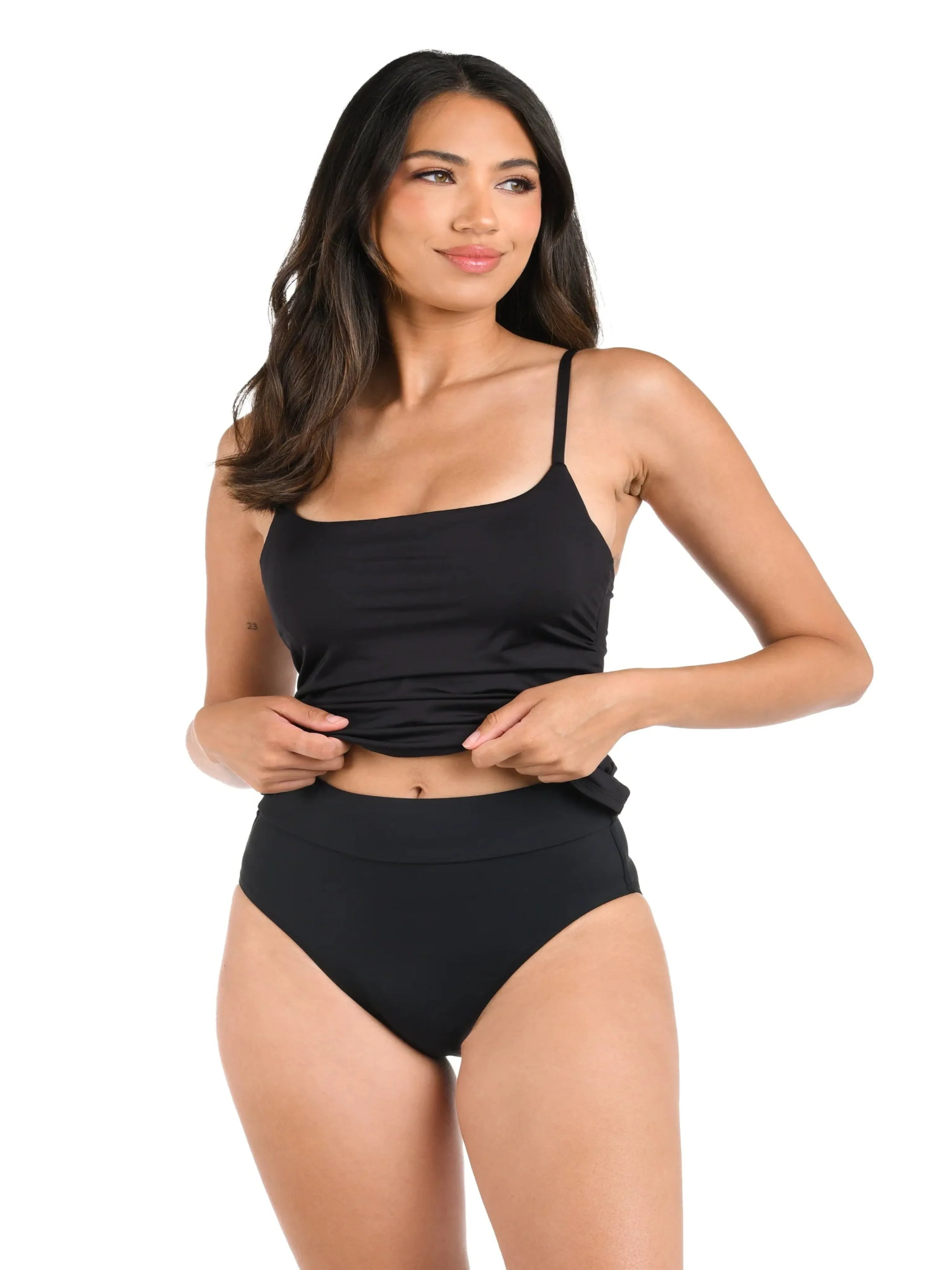 Island Goddess Underwire Lingerie Strap Tankini Top