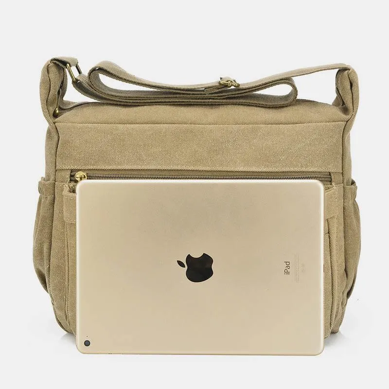 Large Capacity Canvas Casual Shoulder Crossbody Bag