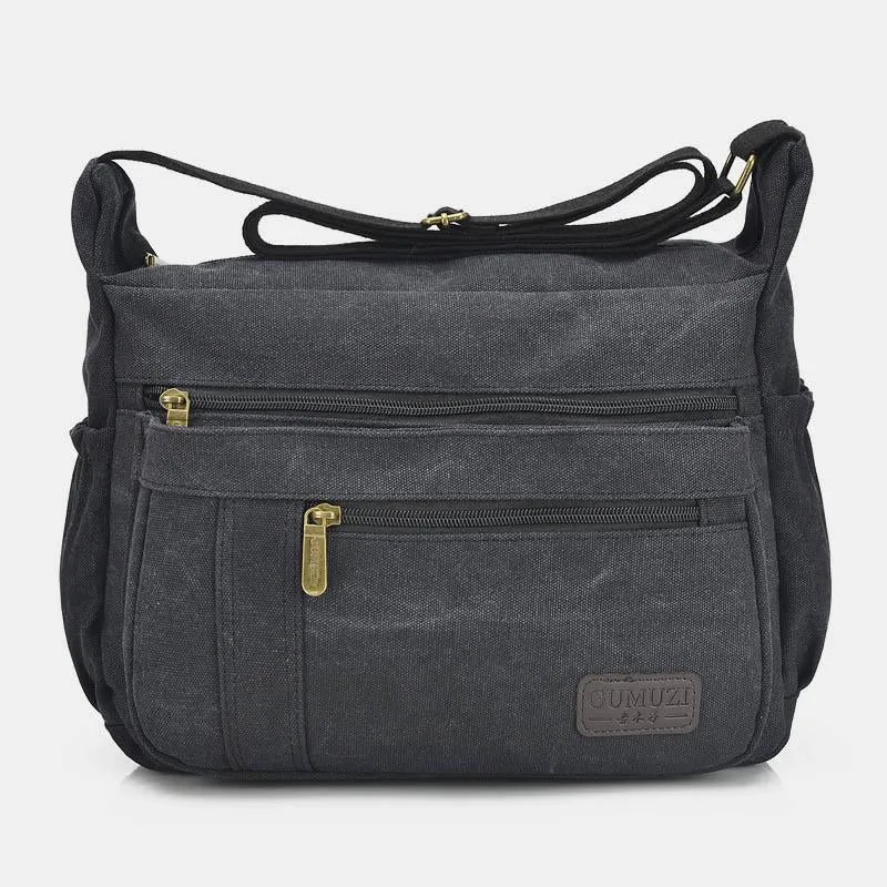 Large Capacity Canvas Casual Shoulder Crossbody Bag