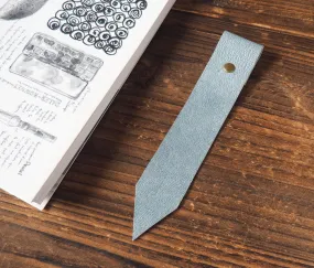 Leather Bookmarks x 2 pcs #Blue Grey