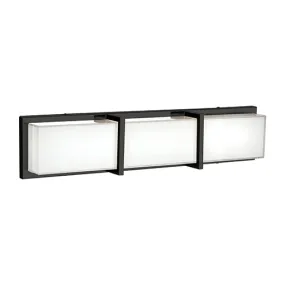 LED Bathroom Fixture from the Watford Collection in Black Finish by Kuzco Lighting