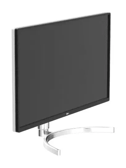 LG UltraFine UHD 27-Inch 4K UHD 2160p Computer Monitor 27UN850-W, IPS with VESA DisplayHDR 400, AMD FreeSync, and USB-C, White,Silver