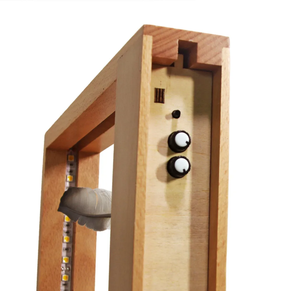 Lightweight Object Slow Motion Frame LED Optical Illusion Sculpture Slows Down Time Action Picture Frame Desktop ation