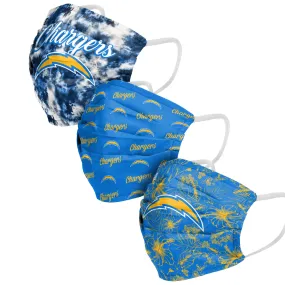 Los Angeles Chargers NFL Womens Matchday 3 Pack Face Cover