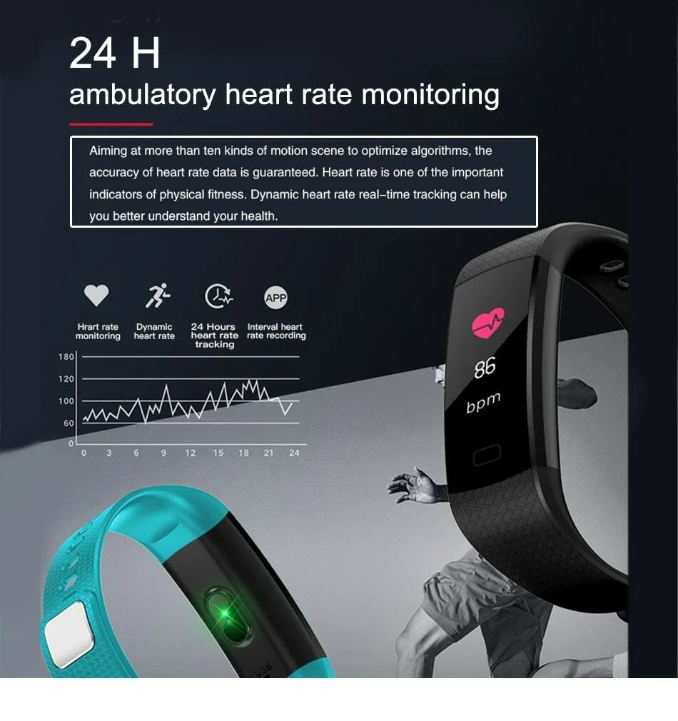 Medical Smart Watch Blood Pressure Monitor - Ailime Designs