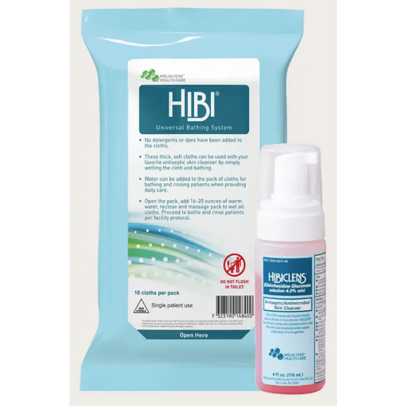 Molnlycke Health Care Hibi Universal Bathing System Cloth Basin Kit