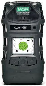 MSA Combustible Gases, Oxygen, Carbon Monoxide, Hydrogen Sulfide And Sulfur Dioxide ALTAIR 5X Gas Monitor With Rechargeable Battery, Monochrome Display, Pump, Sampling Line And Probe