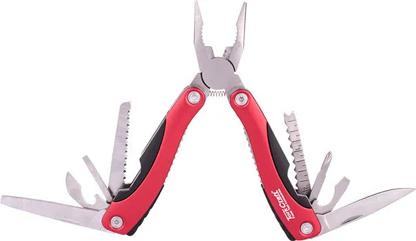 MULTITOOL RED WITH NYLON POUCH IN BLISTER