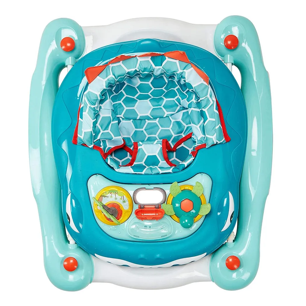 MyChild Dino 2-in-1 Walker/Rocker (Aqua Grey)