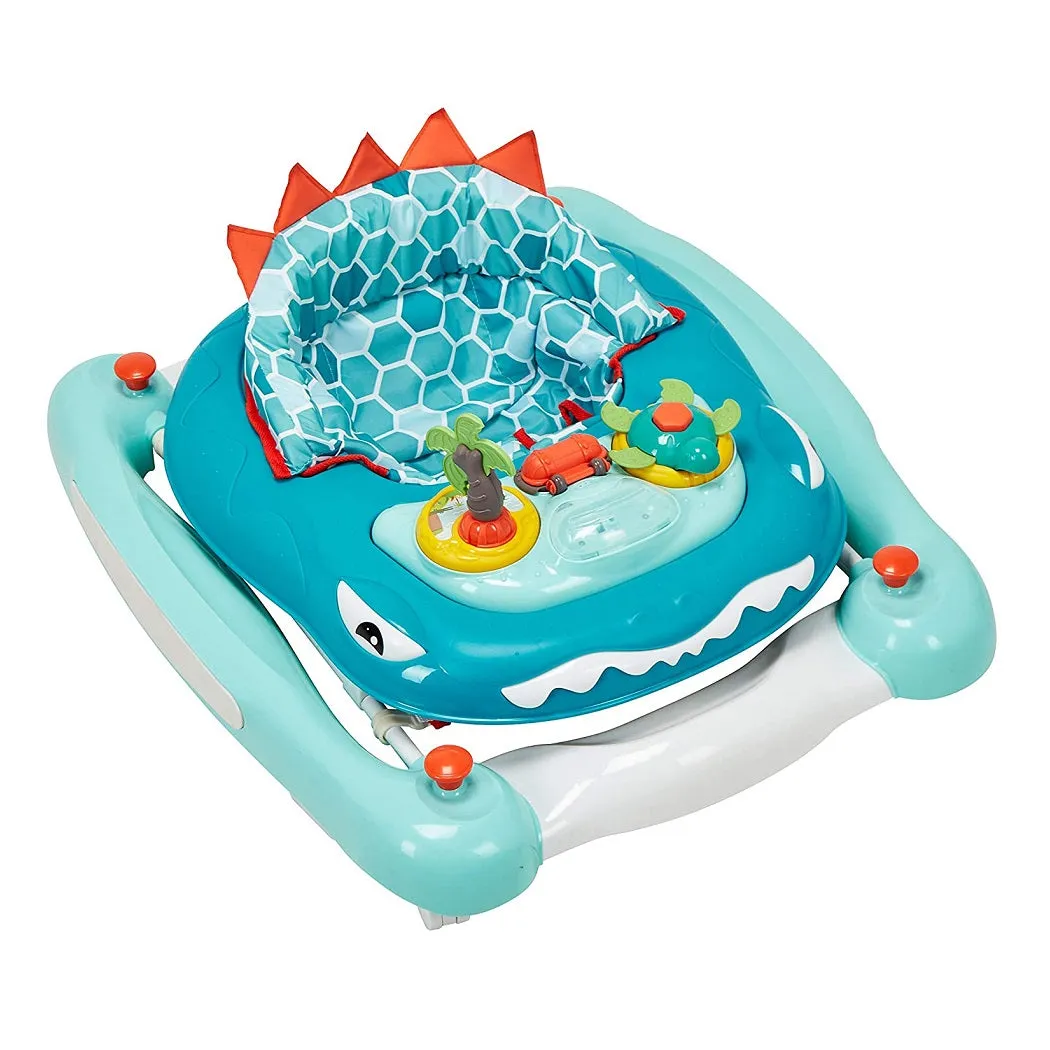 MyChild Dino 2-in-1 Walker/Rocker (Aqua Grey)