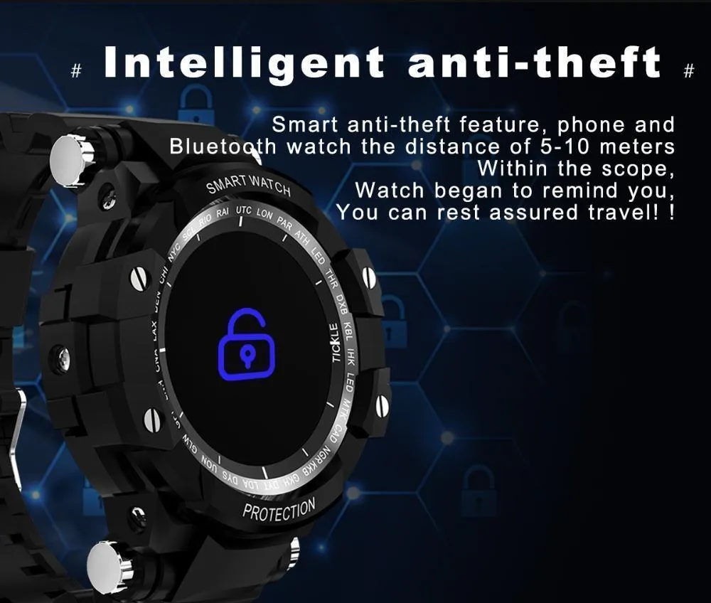New IP67 Waterproof Long Standby Smart Watch Heart Rate Blood Pressure Outdoor Men Sport Smartwatch