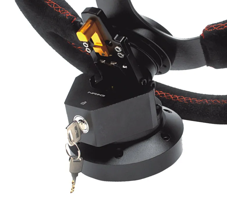 NRG Steering Wheel Quick Tilt with Key Lock (Black) SRT-100BK (Silver) SRT-100SL