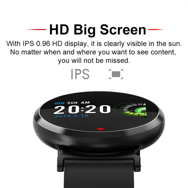 OGEDA E28 Sports smart Watch IP67 Waterproof Fitness Tracker clock Men watch heart rate blood pressure Monitoring women watch