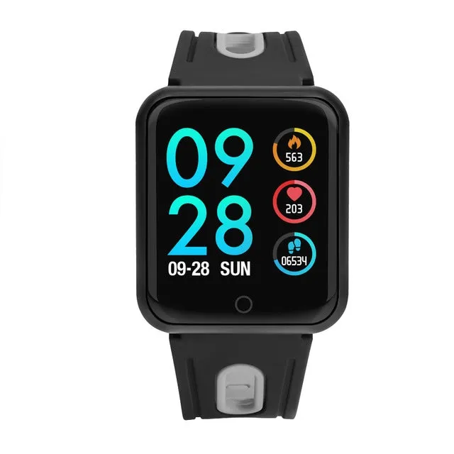 P68 Fitness Smartwatch with Heart Rate and Blood Pressure Monitoring for Xiaomi and Huawei Devices