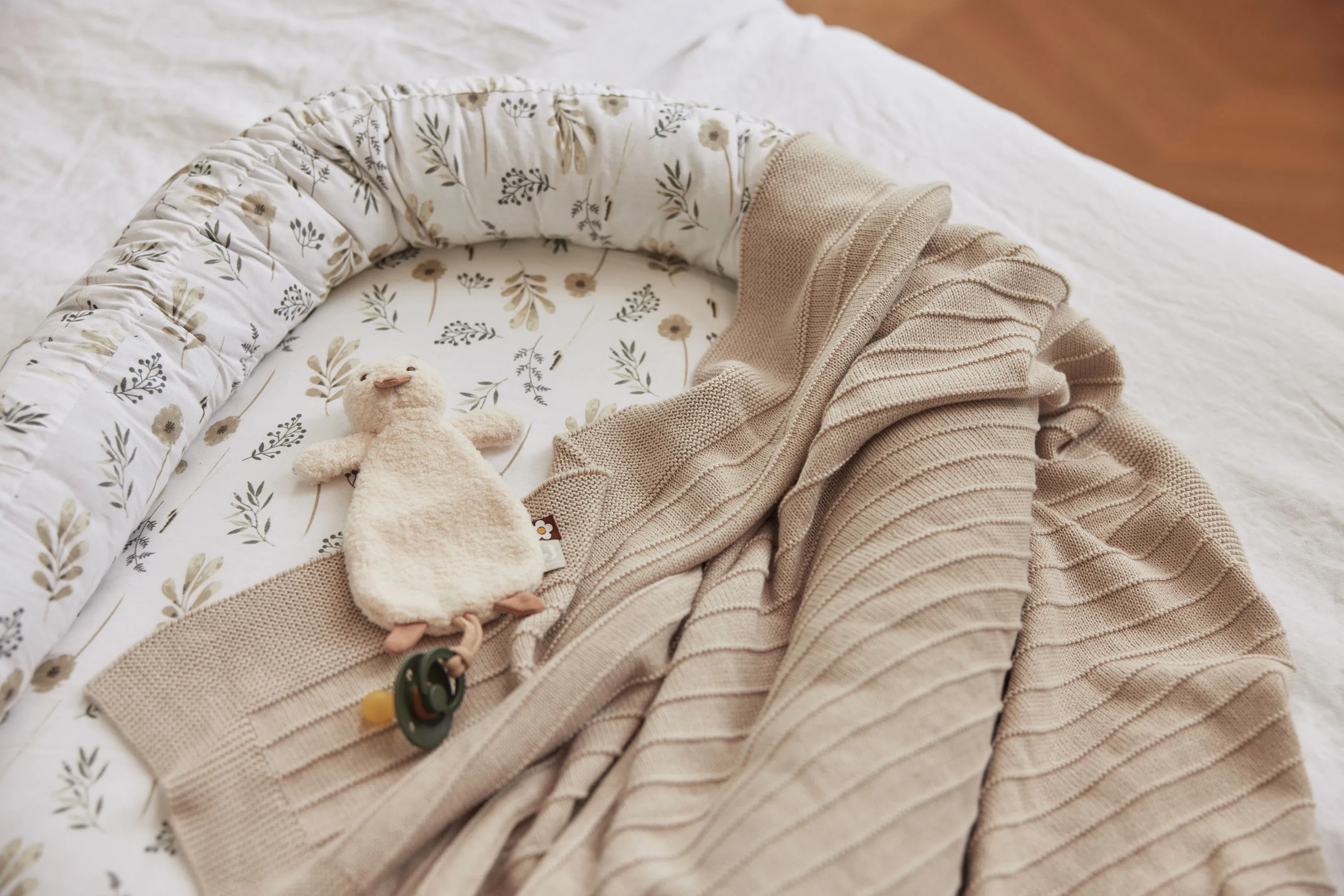 Pacifier Cloth - Spring Garden - Duck