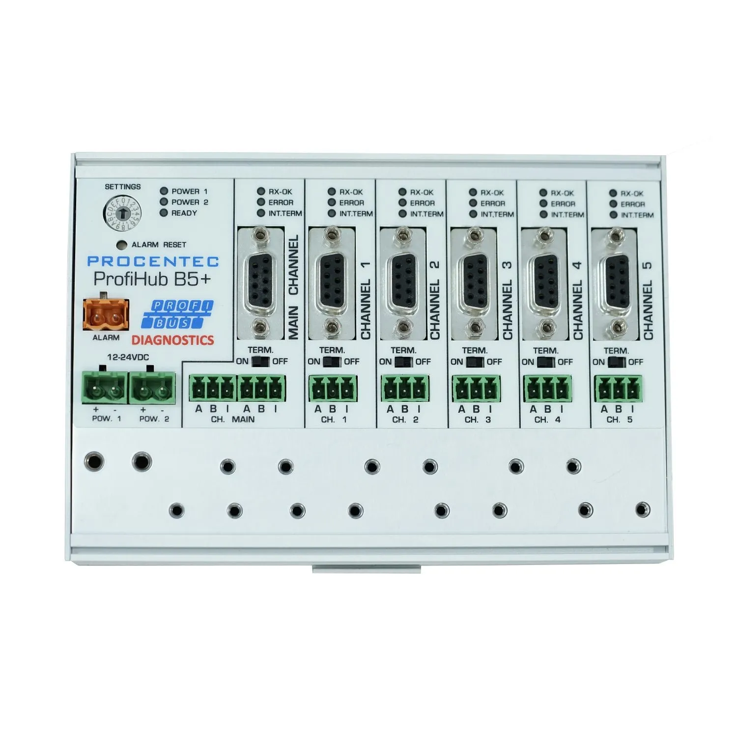 PROFIBUS Repeater & Hub with Redundancy - ProfiHub B5 R