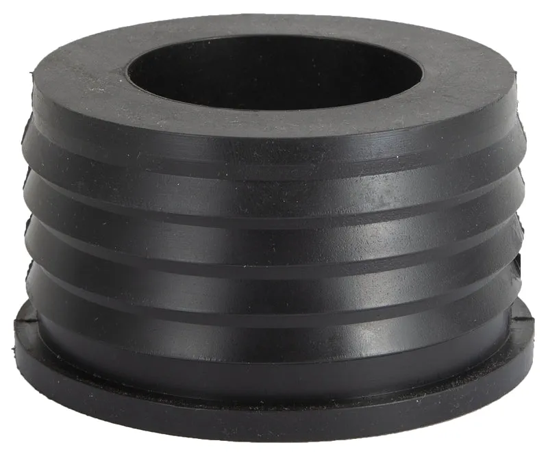 ProSource Hub Donut, 3 x 2 in, Compression, PVC, Black :EA: QUANTITY: 1