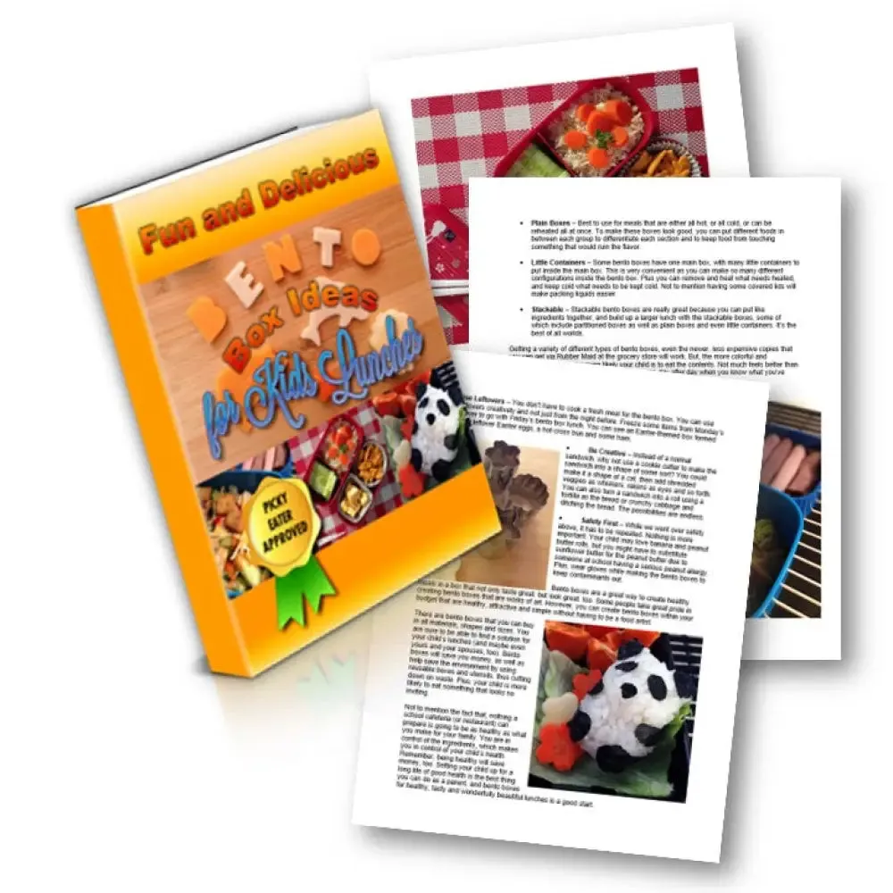 "Fun Bento Box Ideas for Kids Lunches" PLR Report