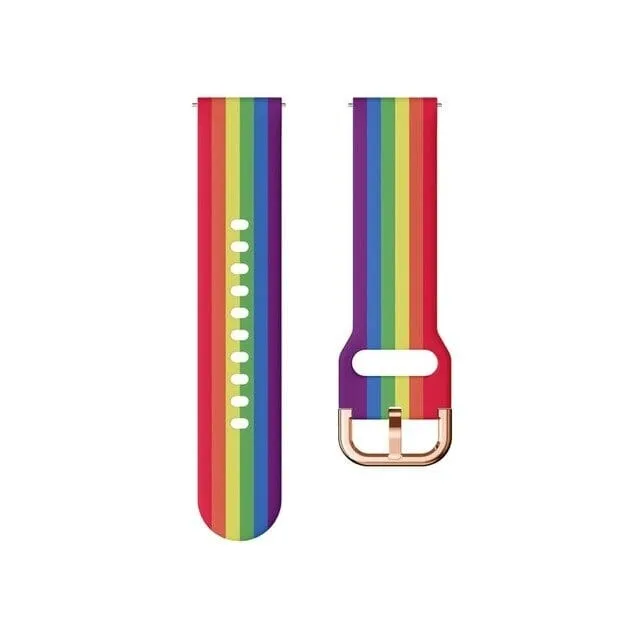 Rainbow Watch Straps compatible with the Casio MDV-107