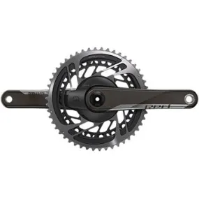 RED AXS Power Meter Bicycle Crankset - 175mm, 12-Speed, 48/35t, Direct Mount, DUB Spindle Interface, Natural Carbon, D1