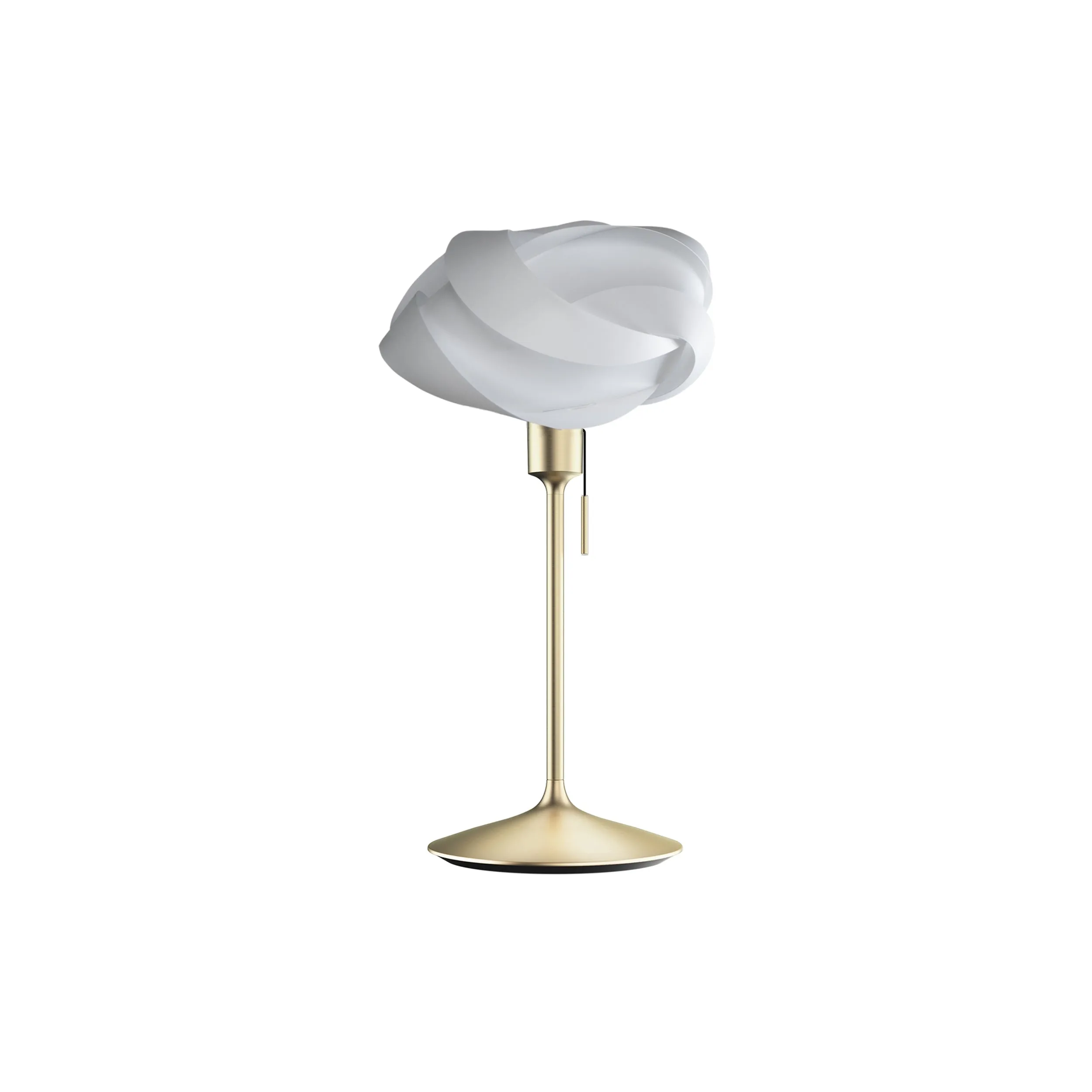 Ribbon Champagne Table Lamp