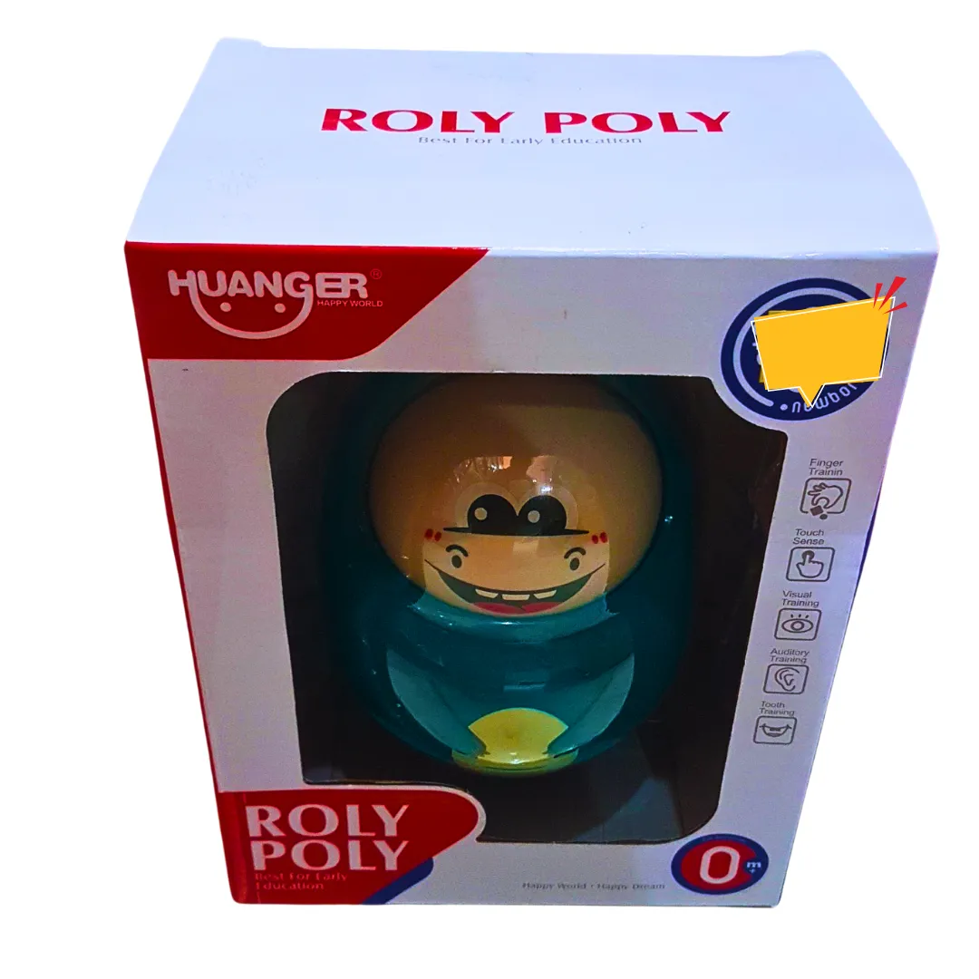 Roly Poly Toy – Fun Early Education Wobbling Toy for Infants (0  Months)